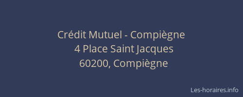 Crédit Mutuel - Compiègne
