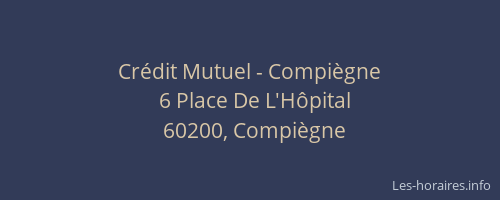 Crédit Mutuel - Compiègne