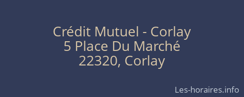 Crédit Mutuel - Corlay