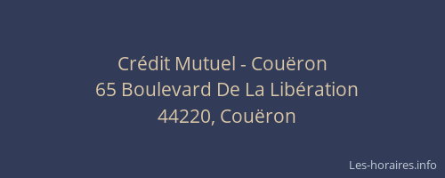 Crédit Mutuel - Couëron