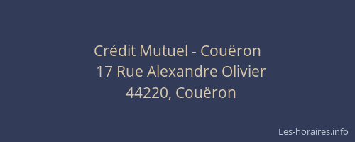 Crédit Mutuel - Couëron