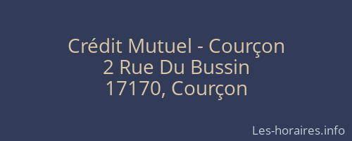 Crédit Mutuel - Courçon