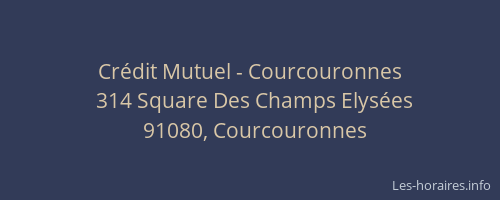 Crédit Mutuel - Courcouronnes