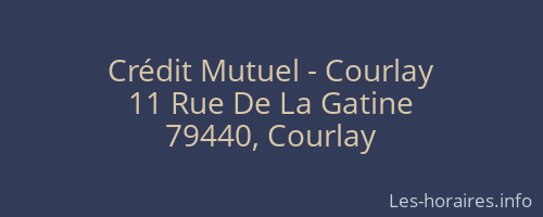 Crédit Mutuel - Courlay