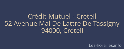 Crédit Mutuel - Créteil
