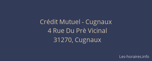 Crédit Mutuel - Cugnaux