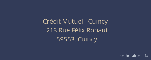 Crédit Mutuel - Cuincy