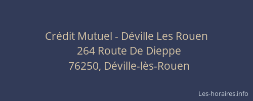 Crédit Mutuel - Déville Les Rouen