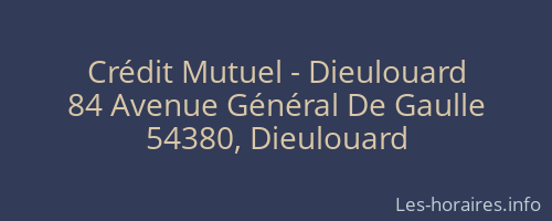 Crédit Mutuel - Dieulouard