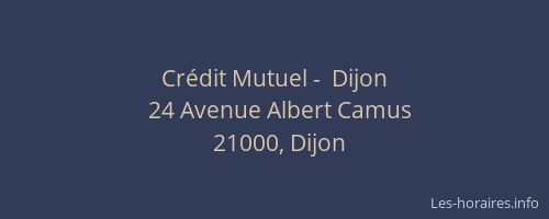 Crédit Mutuel -  Dijon