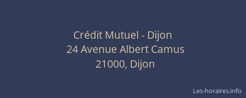 Crédit Mutuel - Dijon