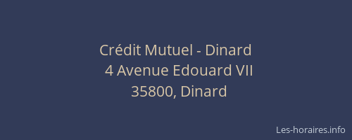 Crédit Mutuel - Dinard