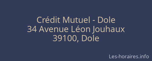 Crédit Mutuel - Dole