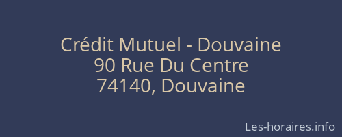 Crédit Mutuel - Douvaine