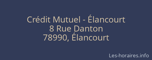 Crédit Mutuel - Élancourt
