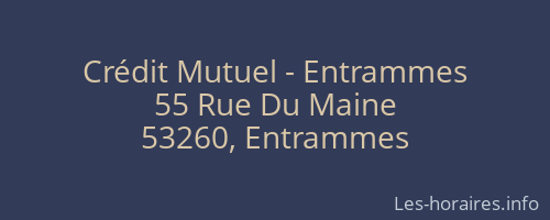 Crédit Mutuel - Entrammes