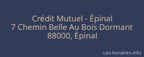 Crédit Mutuel - Épinal