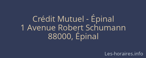 Crédit Mutuel - Épinal
