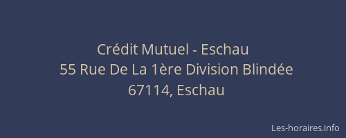 Crédit Mutuel - Eschau