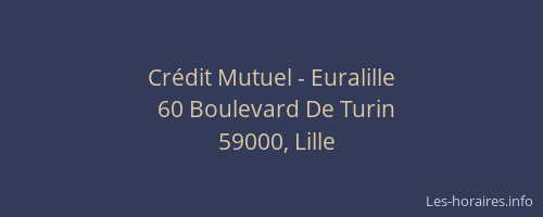 Crédit Mutuel - Euralille