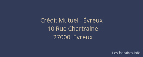 Crédit Mutuel - Évreux
