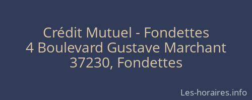 Crédit Mutuel - Fondettes