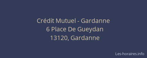 Crédit Mutuel - Gardanne