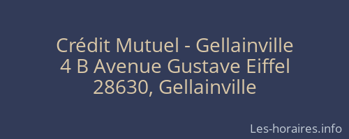 Crédit Mutuel - Gellainville