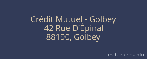 Crédit Mutuel - Golbey