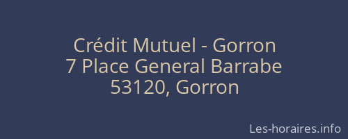 Crédit Mutuel - Gorron