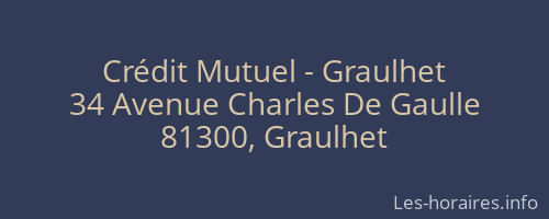 Crédit Mutuel - Graulhet