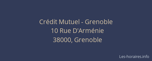 Crédit Mutuel - Grenoble