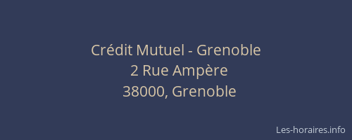 Crédit Mutuel - Grenoble