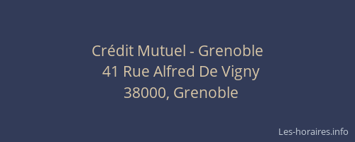 Crédit Mutuel - Grenoble