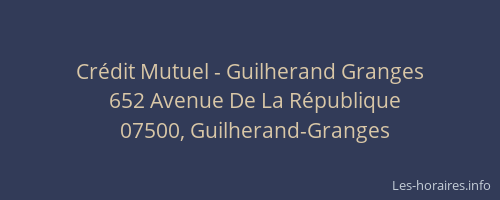 Crédit Mutuel - Guilherand Granges