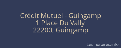 Crédit Mutuel - Guingamp