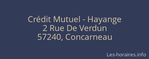 Crédit Mutuel - Hayange