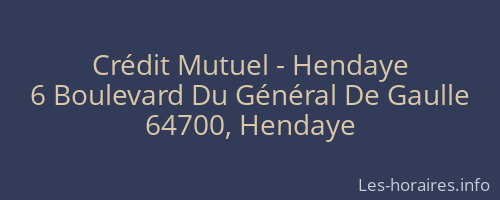 Crédit Mutuel - Hendaye