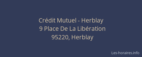 Crédit Mutuel - Herblay