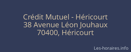 Crédit Mutuel - Héricourt