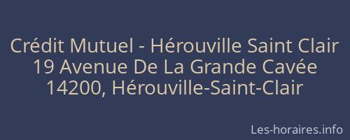Crédit Mutuel - Hérouville Saint Clair