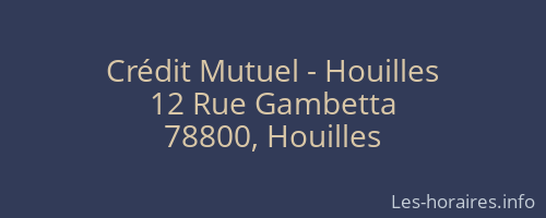 Crédit Mutuel - Houilles