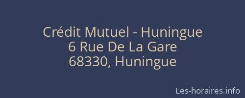 Crédit Mutuel - Huningue