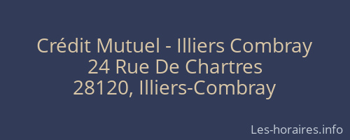 Crédit Mutuel - Illiers Combray