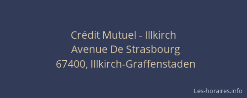 Crédit Mutuel - Illkirch