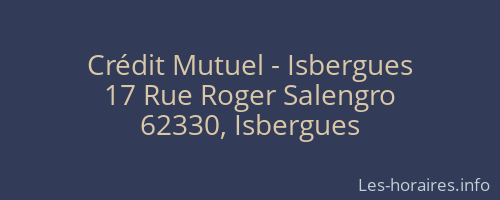 Crédit Mutuel - Isbergues