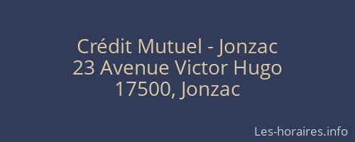 Crédit Mutuel - Jonzac