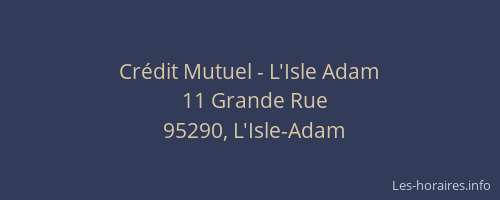 Crédit Mutuel - L'Isle Adam
