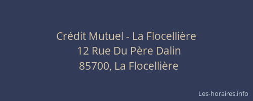 Crédit Mutuel - La Flocellière