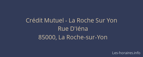 Crédit Mutuel - La Roche Sur Yon